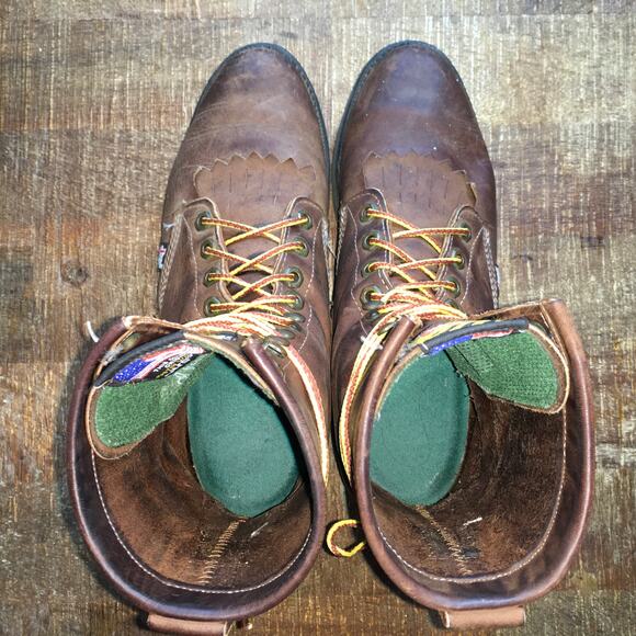 Justin Conductor 8" Western Work Boots Brown Mens 8.5 D 706 Keltie Leather USA - Picture 7 of 16